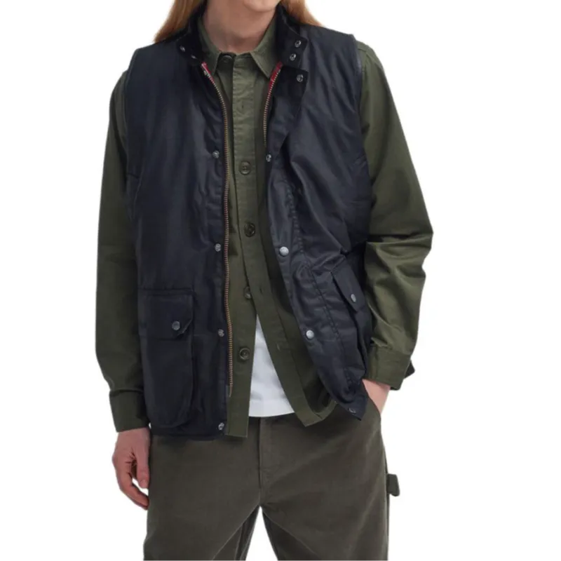 BARBOUR x BARACUTA Vest Men's Black-4