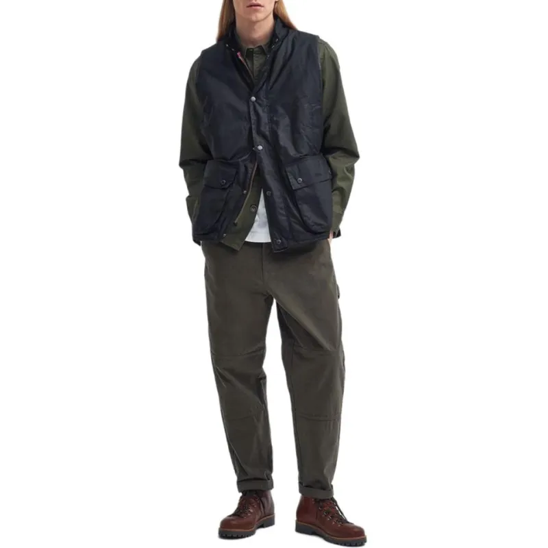 BARBOUR x BARACUTA Vest Men's Black-5