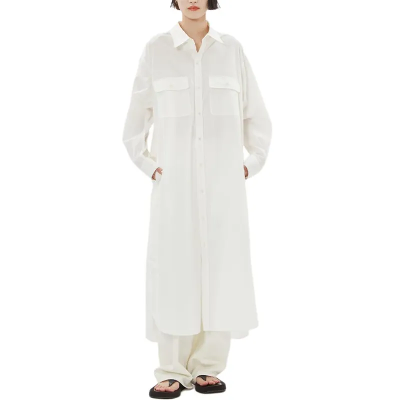BARBOUR Long Sleeved Dresses Women's White-1