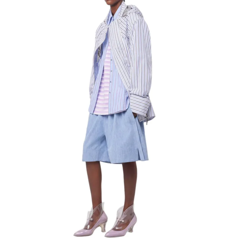 Paco Rabanne Striped Hooded Jacket-5