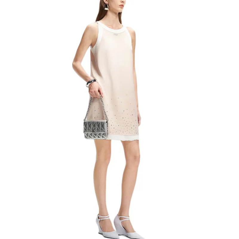KARL LAGERFELD Sleeveless Dress Women's Skin-3