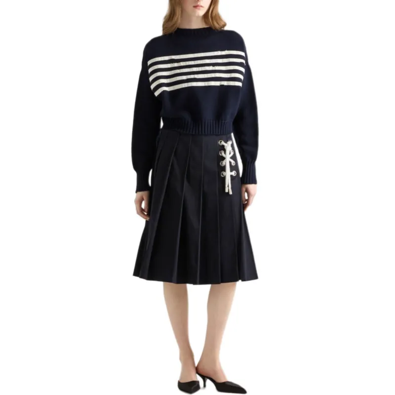 PRADA Striped Cotton Sweater-1