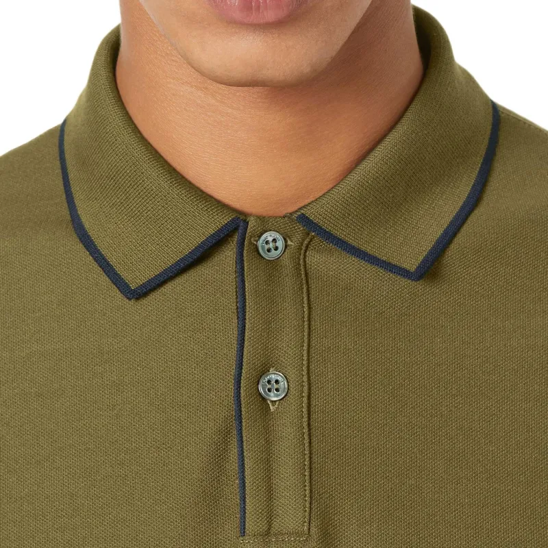 Loro Piana SS25 Polo Shirt Men's Dark Green-5