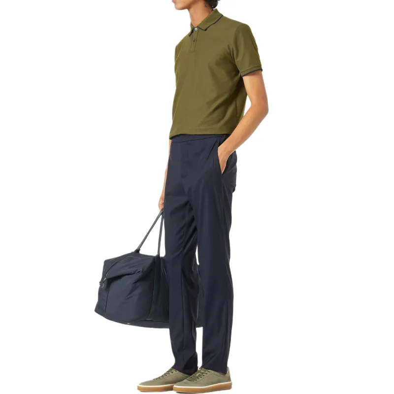 Loro Piana SS25 Polo Shirt Men's Dark Green-4