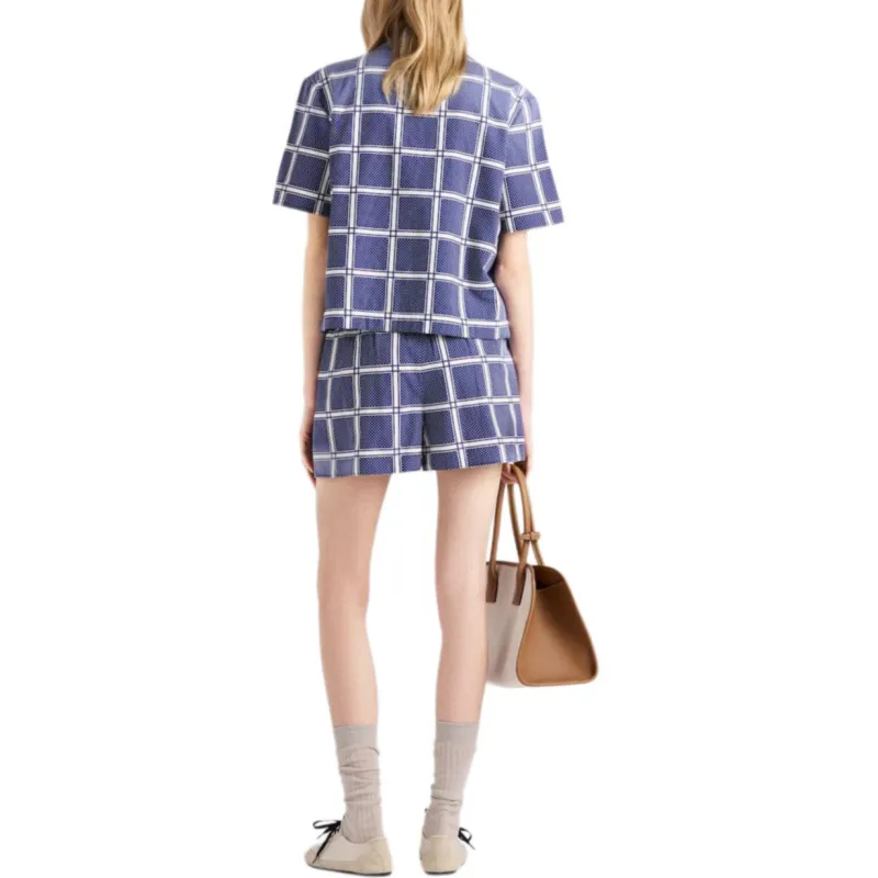 PRADA Casual Shorts Women's Marine Blue-3