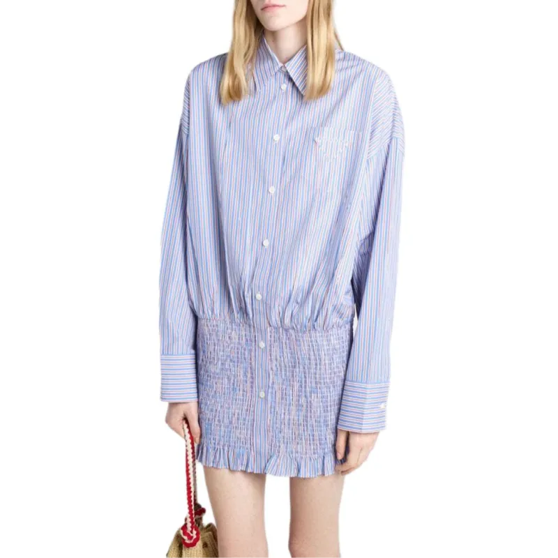 PRADA Striped Cotton Shirt-1