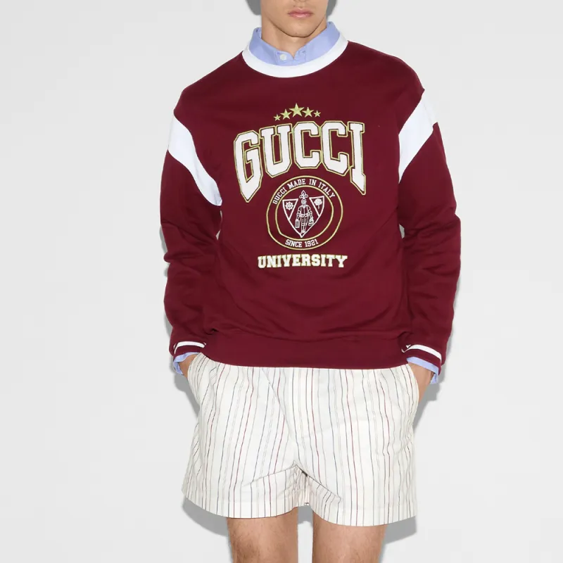 GUCCI Sweatshirts Men Red-1
