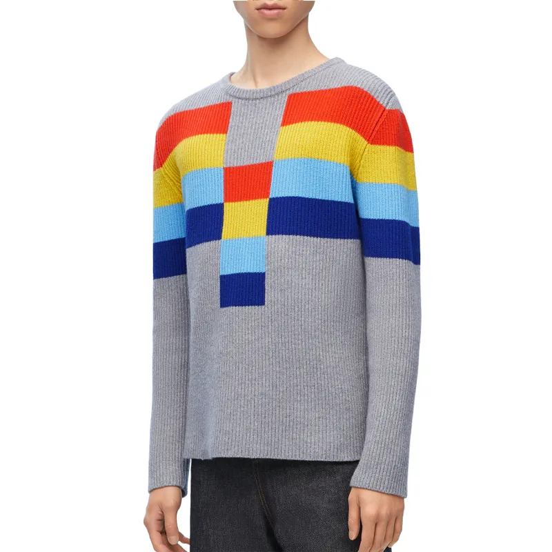 LOEWE Colorblock Knitted Jumper-3