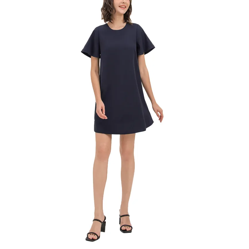 Stella McCartney FW23 Short Sleeved Dresses Women's Marine Blue-2