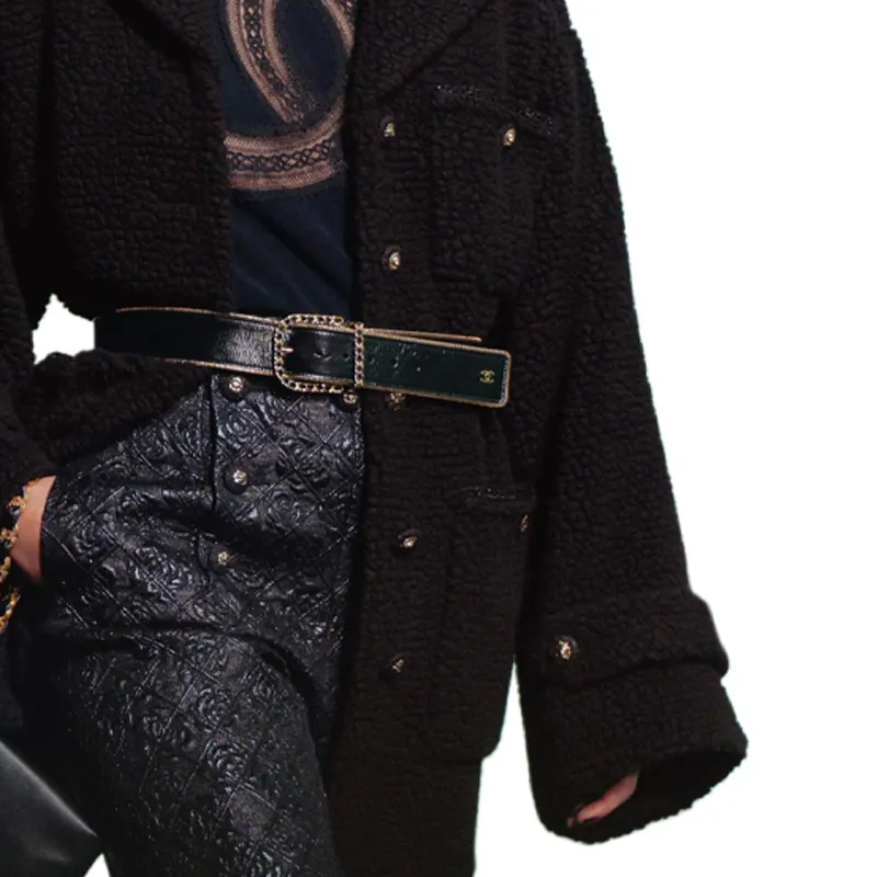 CHANEL FW24 Coats Women's Black-4