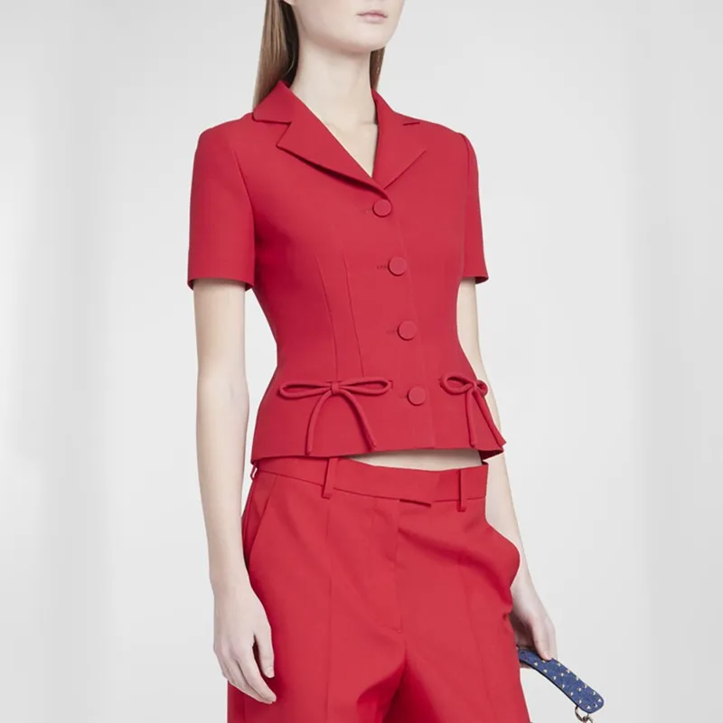 Valentino Jackets Women's Red-4