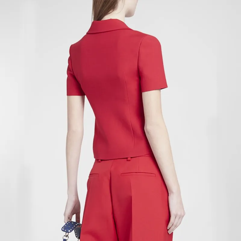 Valentino Jackets Women's Red-3
