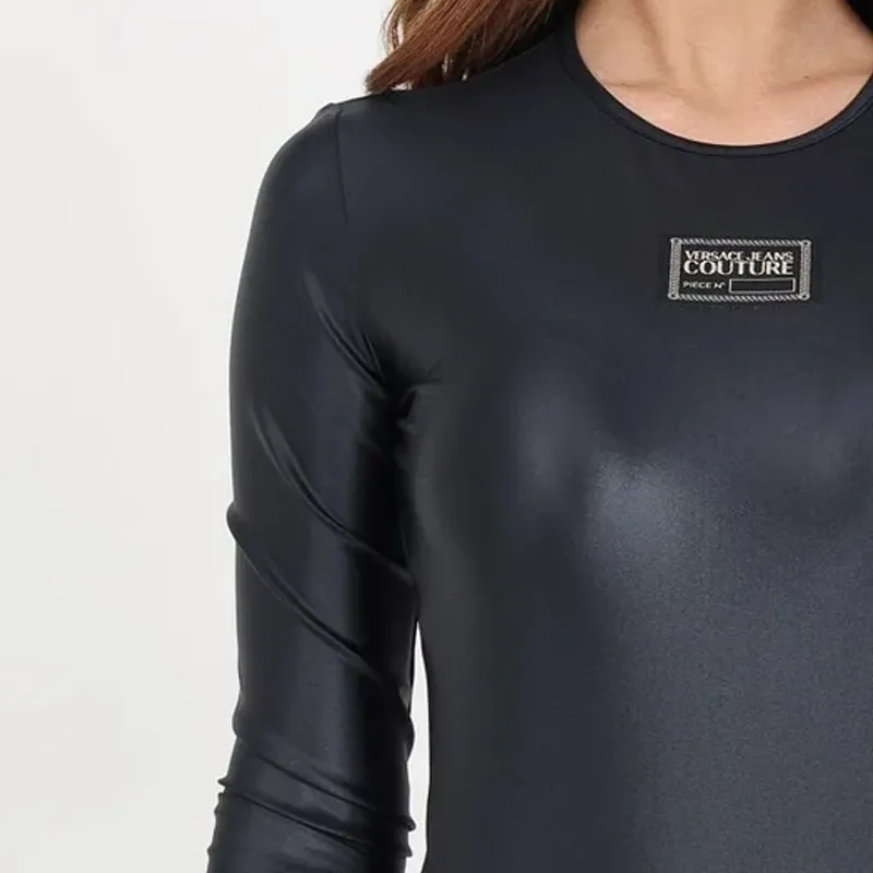 VERSACE JEANS COUTURE Logo Patch Bodysuit-4