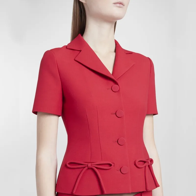 Valentino Jackets Women's Red-5