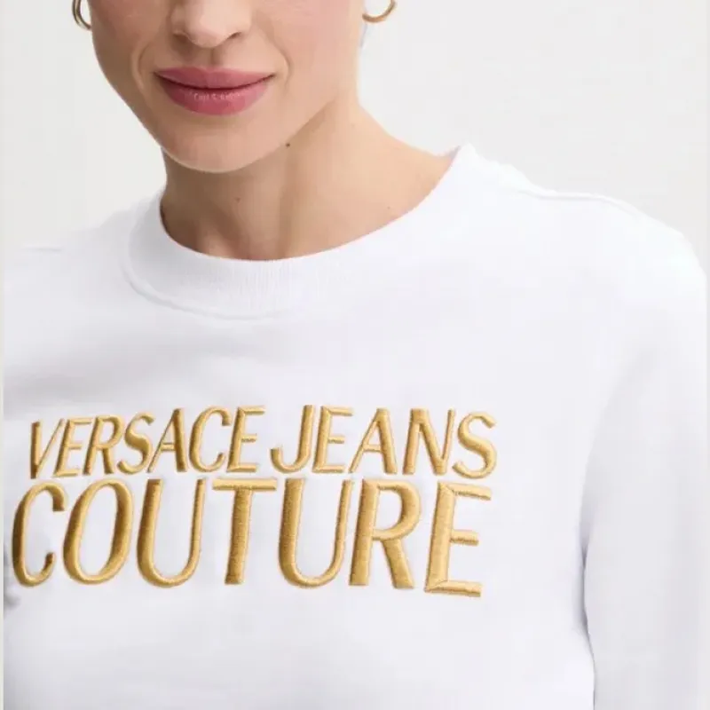 VERSACE JEANS COUTURE Sweatshirt Women's White-4