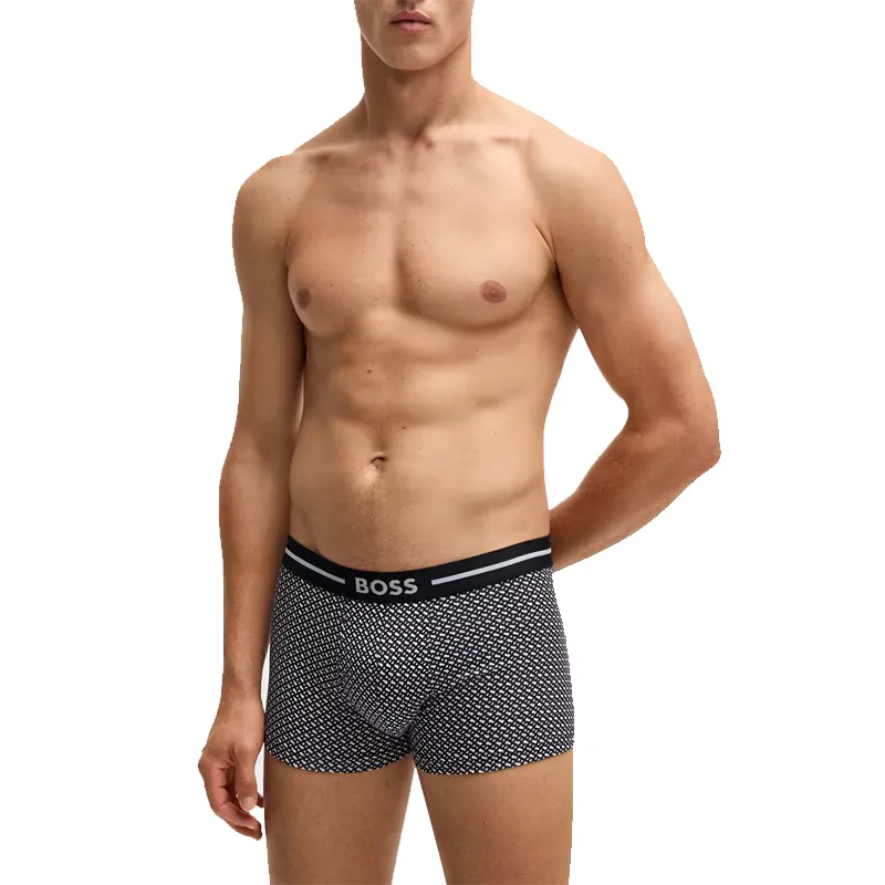 HUGO BOSS Printed Boxers Pack Of Three-4