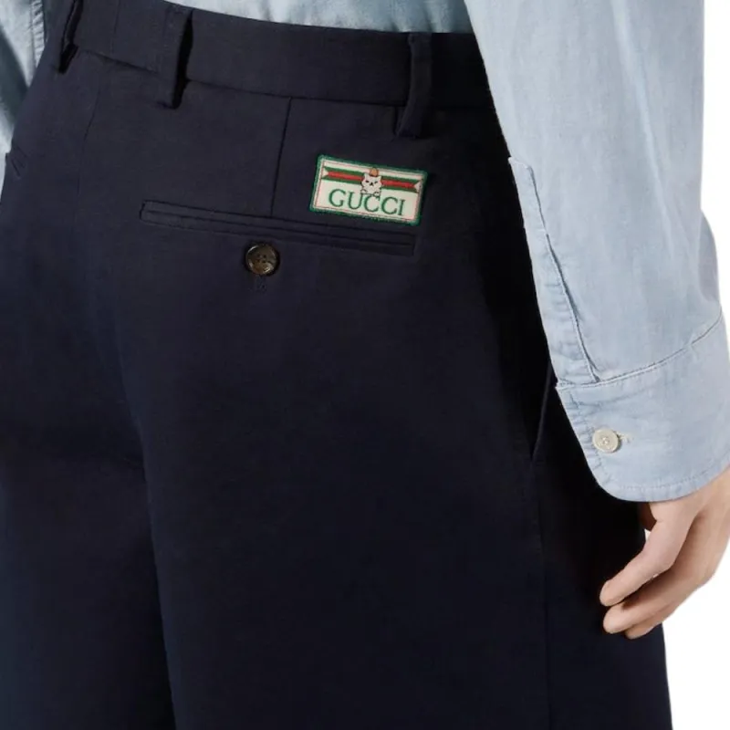 GUCCI Jeans Men Dark Blue-3