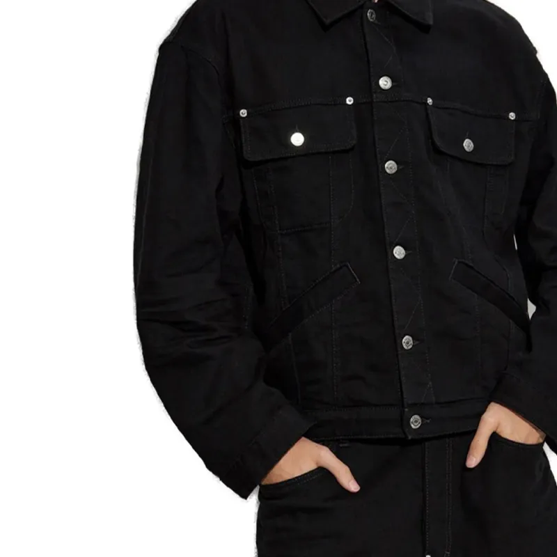 DSQUARED 2 Icon Logo Embossed Denim Jacket-4