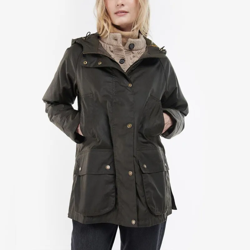 BARBOUR Arley Buttoned Hooded Jacket-3