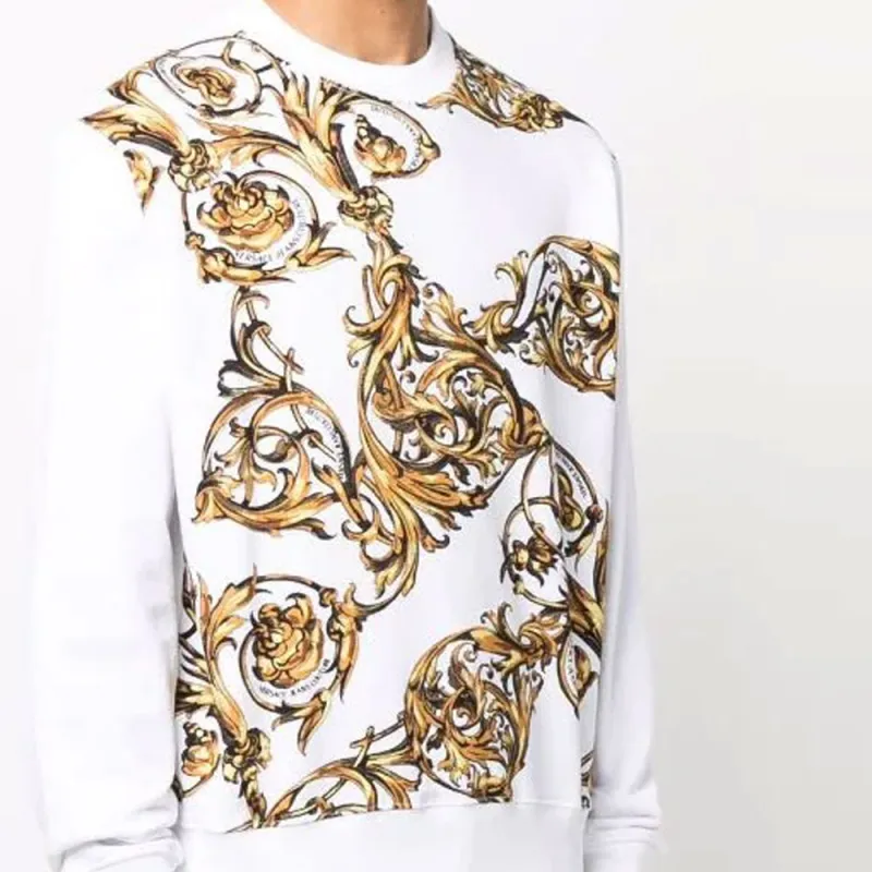 VERSACE JEANS COUTURE Sweatshirts Men White-4