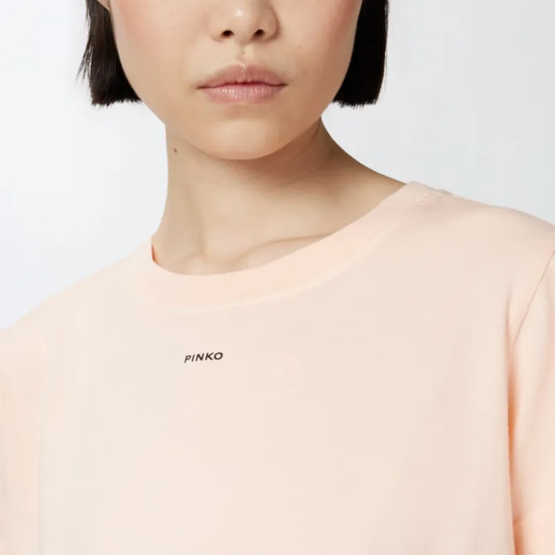 PINKO Mini Logo Crewneck T Shirt-5