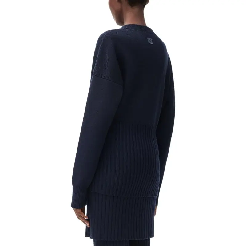 LOEWE Dropped Shoulder Knitted Jumper-1