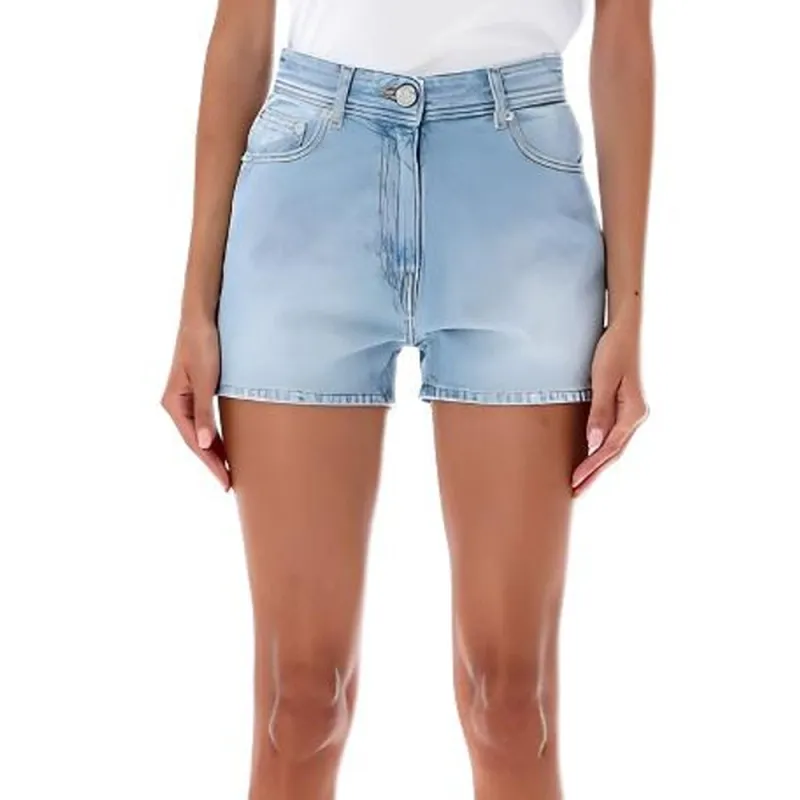 VERSACE Butterflies Denim Shorts-2