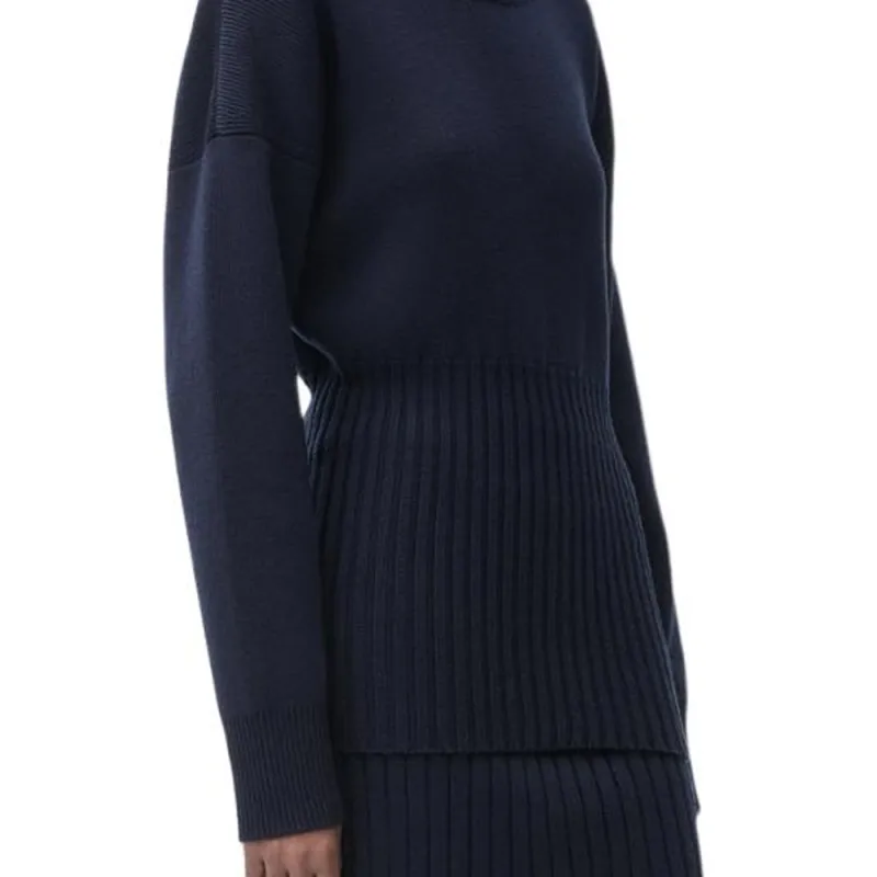 LOEWE Dropped Shoulder Knitted Jumper-4