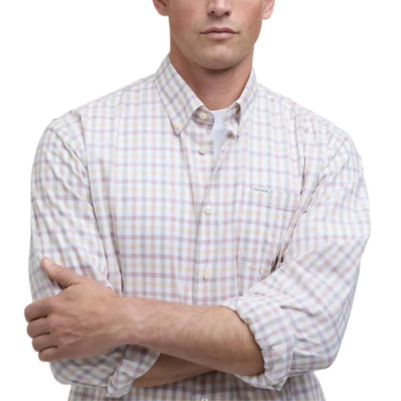 BARBOUR Shirts Men Rusty Red-4