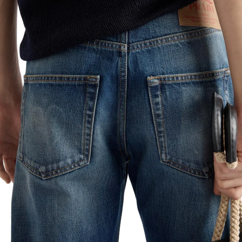 PRADA Jeans Men Blue-4