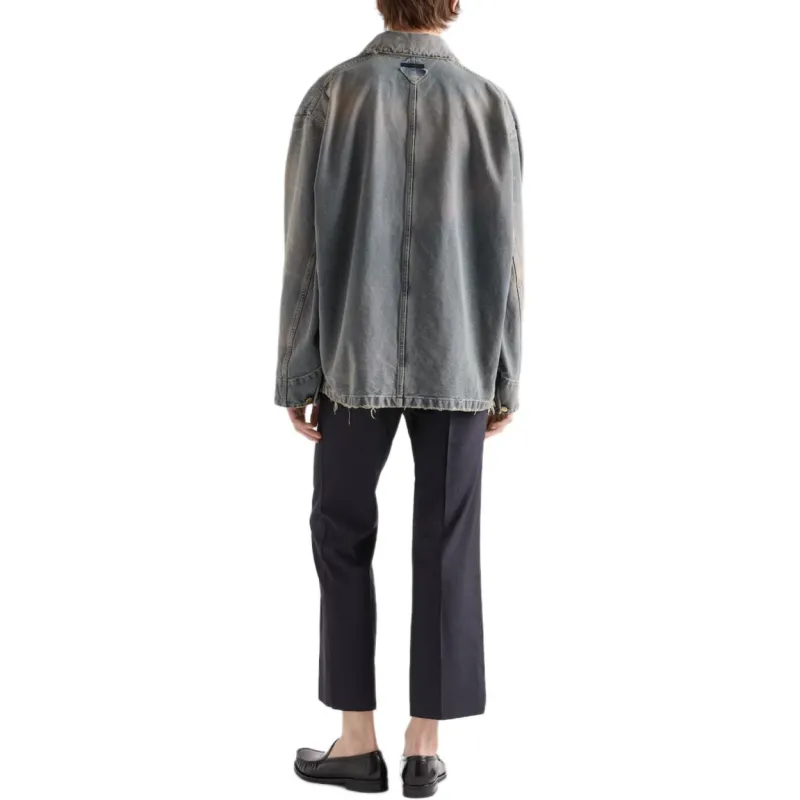 PRADA Jackets & Coats Men's Blue-2