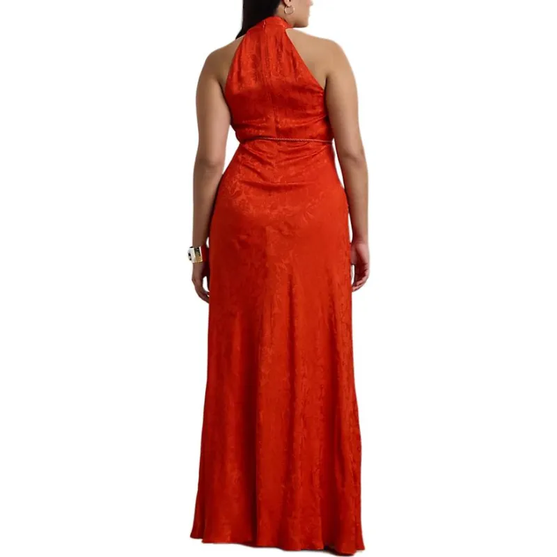 LAUREN RALPH LAUREN Slip Dress Women's Scarlet-2