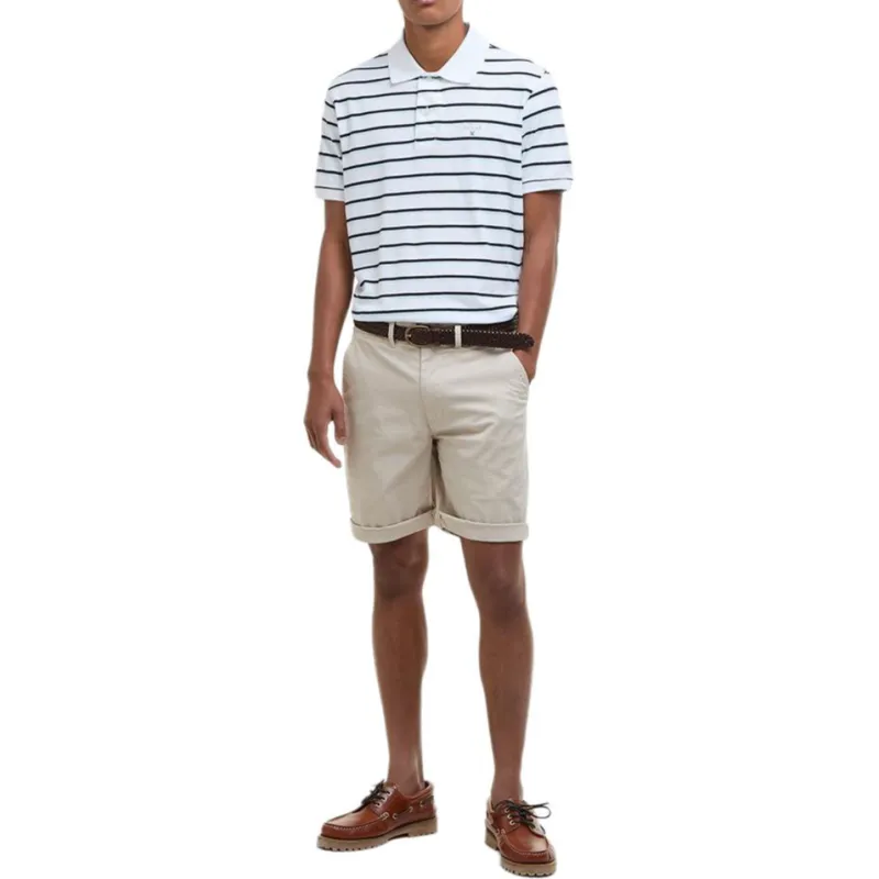 BARBOUR Polo Shirts Men White-2