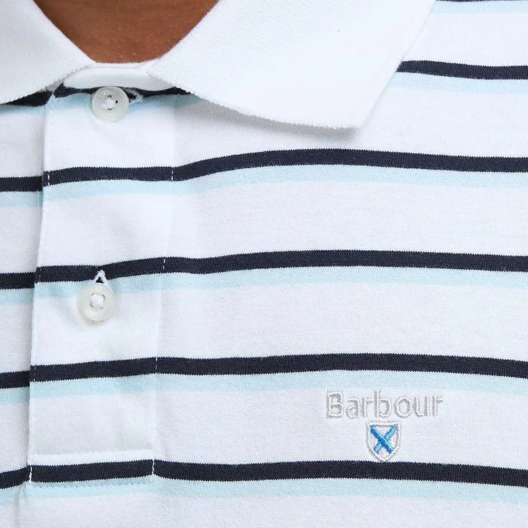 BARBOUR Polo Shirts Men White-4