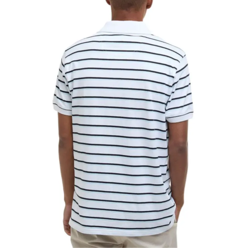 BARBOUR Polo Shirts Men White-3