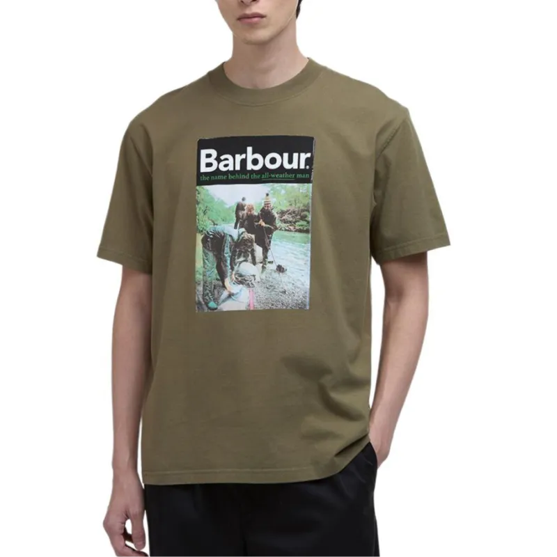 BARBOUR SS25 T Shirt Men's Green-1