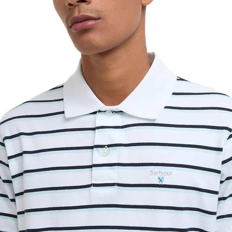 BARBOUR Polo Shirts Men White-6