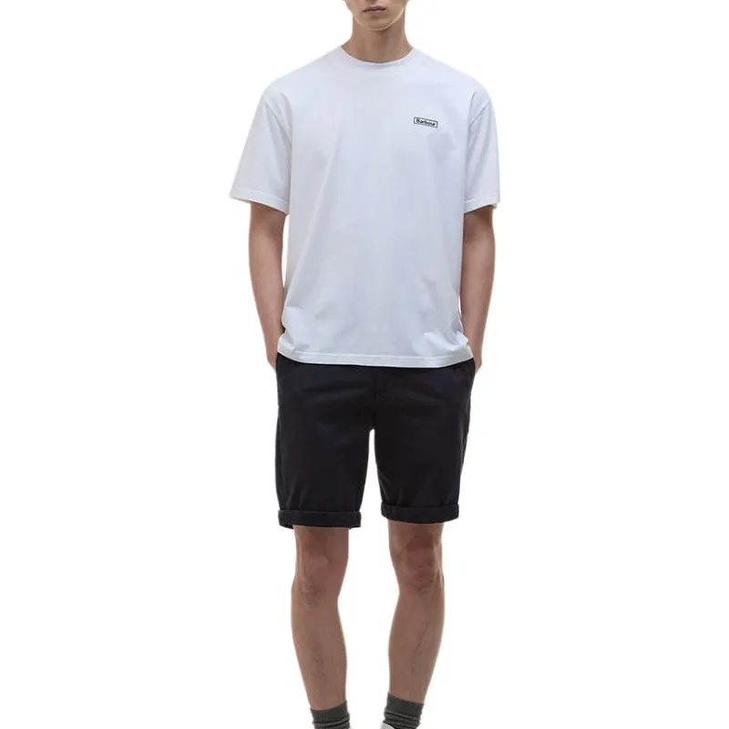 BARBOUR T Shirts Men White-3