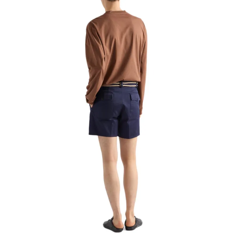 PRADA T Shirts Men Brown-2