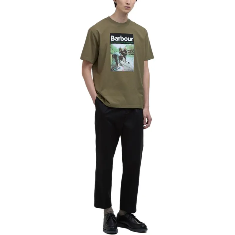 BARBOUR SS25 T Shirt Men's Green-3