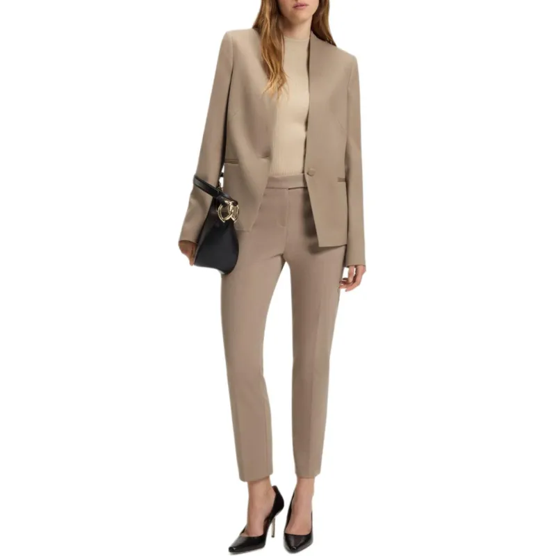 HUGO BOSS Business Suit Coat Women's Light Brown-1