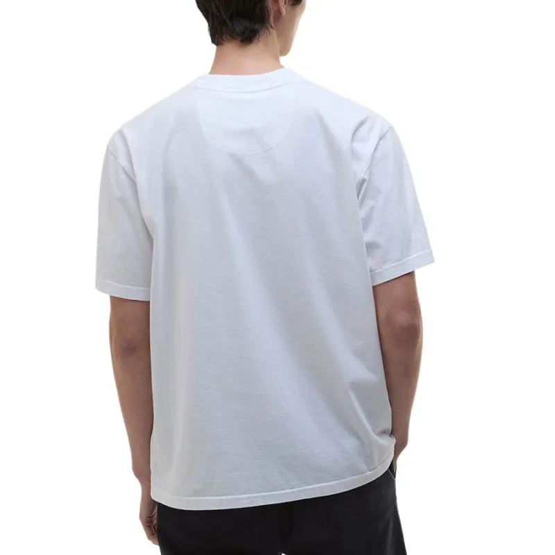 BARBOUR T Shirts Men White-2