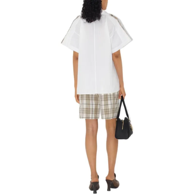 Burberry Short Sleeved Check Printed Shirt-2