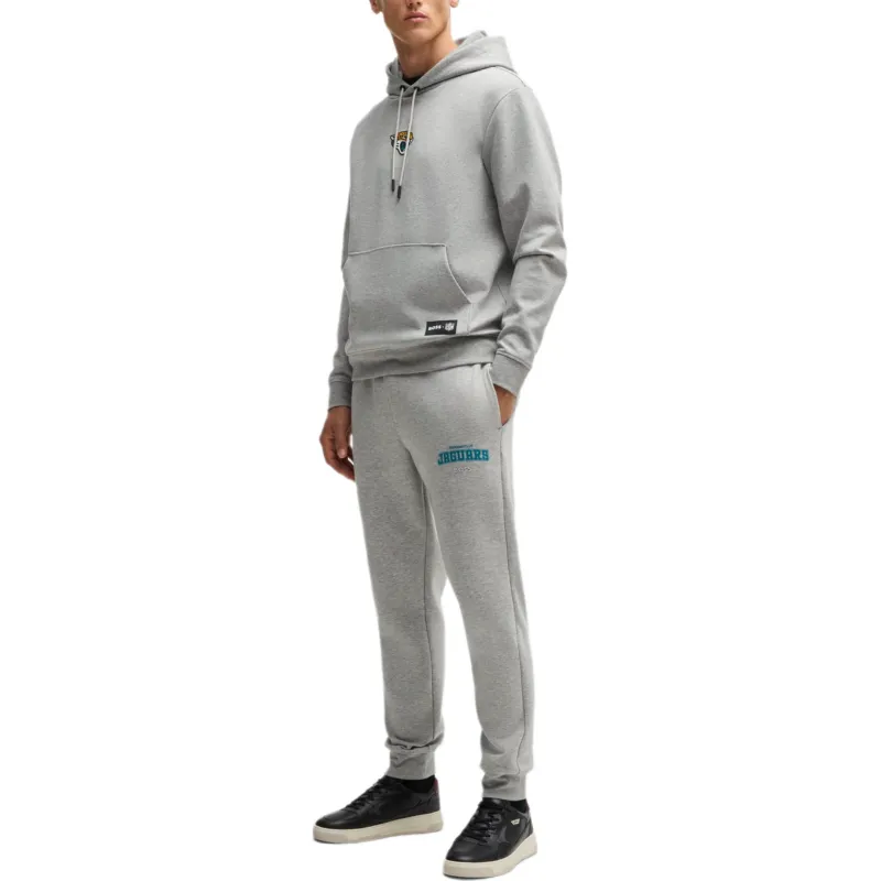 HUGO BOSS x NFL Knitted Sports Pants Men's Gray-3