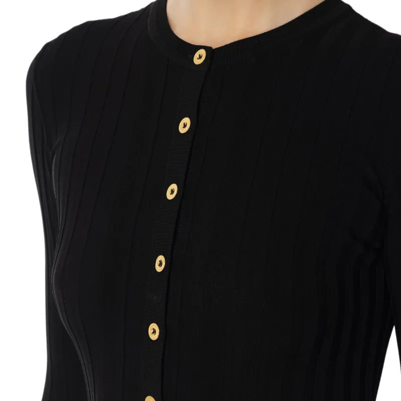Elisabetta Franchi Sheer Detailing Cardigan-3