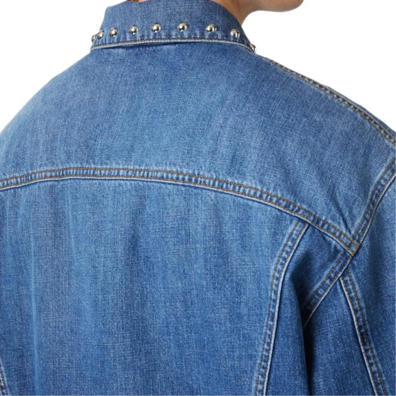 Iceberg Denim Jacket Unisex Blue-5