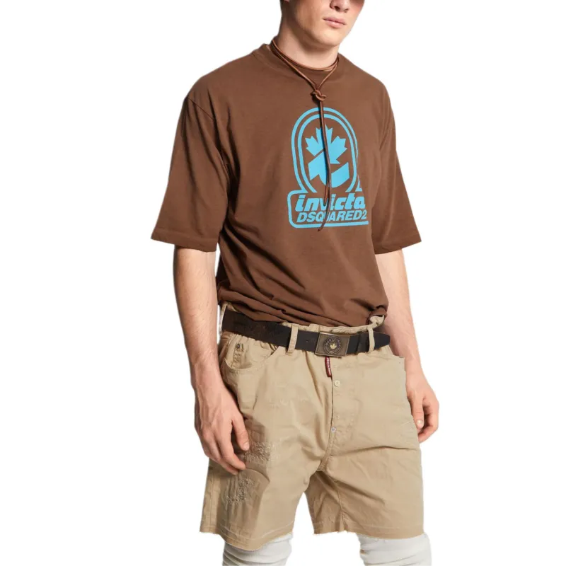 Dsquared2 Invicta Loose Fit T Shirt-2