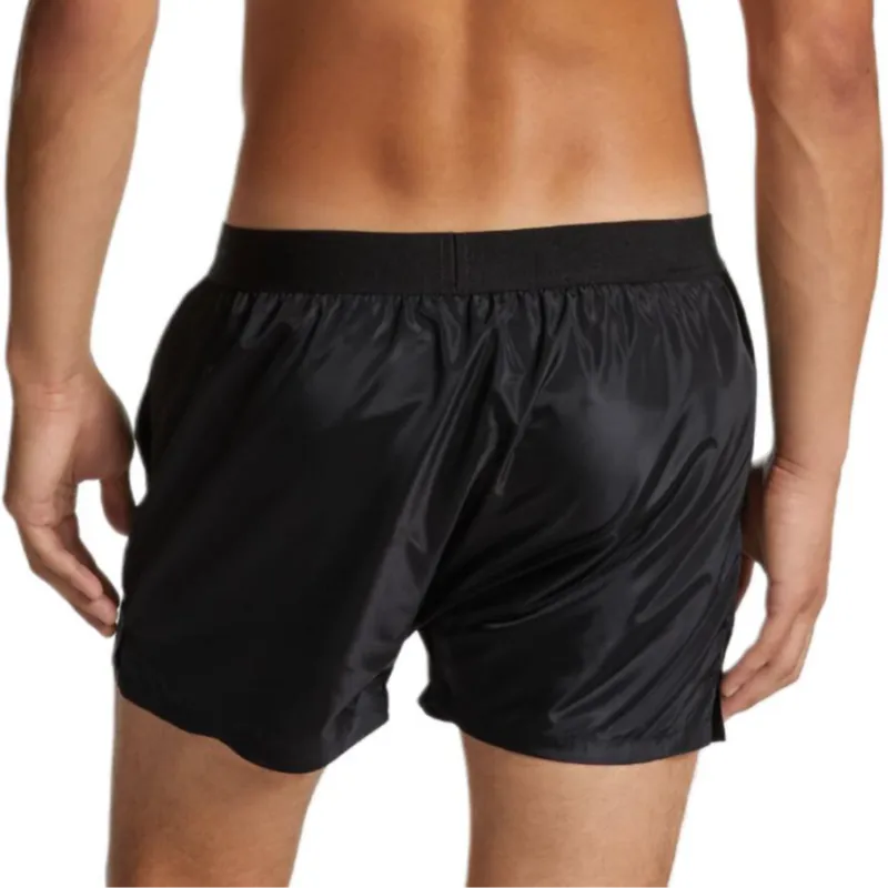 DSQUARED 2 Logo Waist Midi Swim Boxer Shorts-3