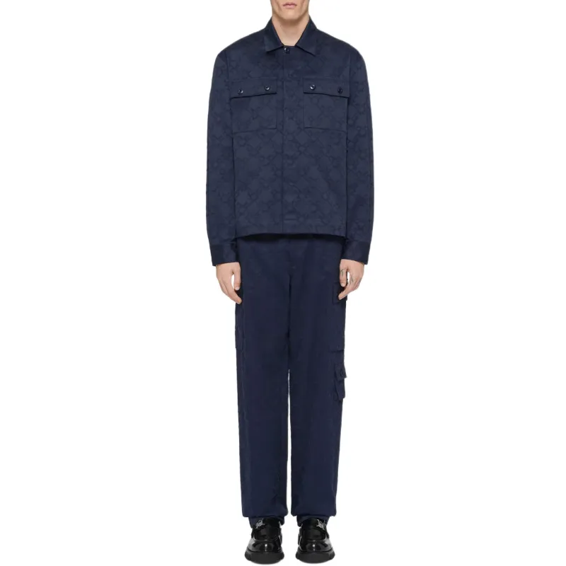 Givenchy SS25 Shirt Men's Marine Blue-1