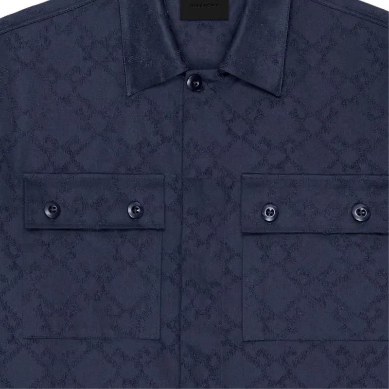 Givenchy SS25 Shirt Men's Marine Blue-3